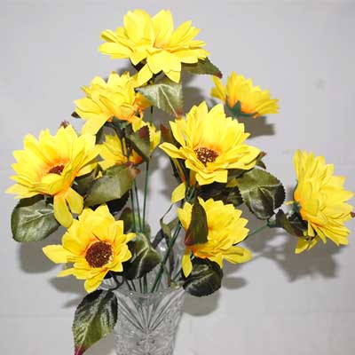 "Artificial Flowers with Vase - 530-code 003 - Click here to View more details about this Product